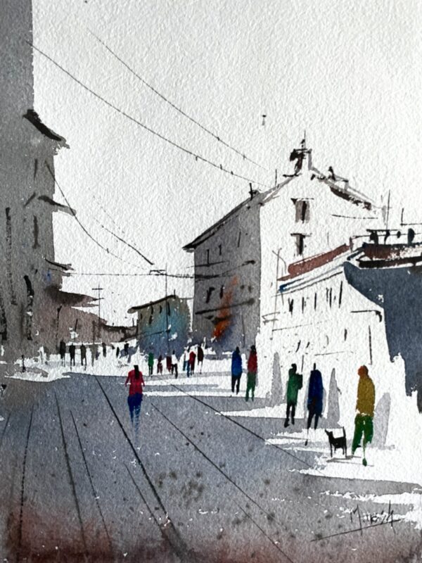 Evening Walk in the Old Town