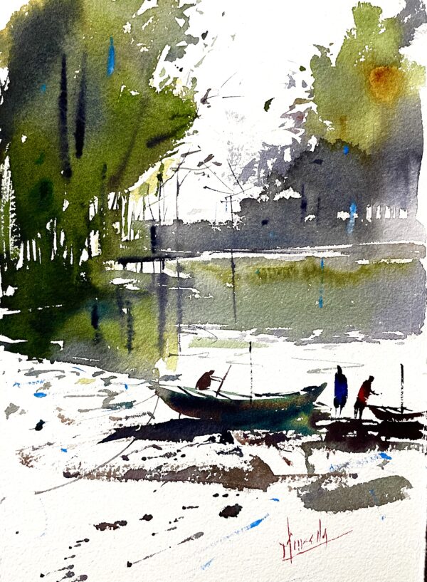 A Pause Along the River